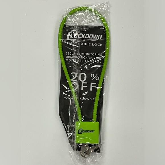 Lot Of 2 Brand New Cable Gun Locks Cable 15” Length Most Handguns Shotgun Rifle - Picture 3 of 7